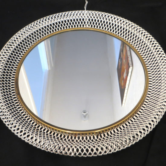 Miroir métal années 50 époque Mategot