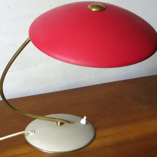 Lampe Réflecteur rouge Années 50