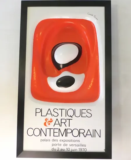François Cante Pacos affiche 1970 Plastiques & art Contemporain