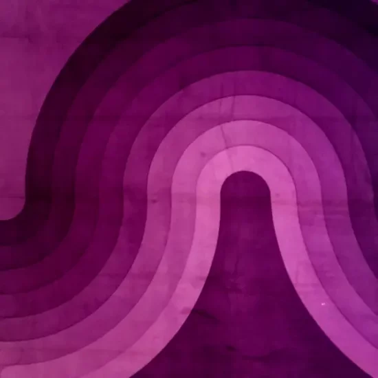 Mira-x Spectrum velours de Verner Panton Années 60/70