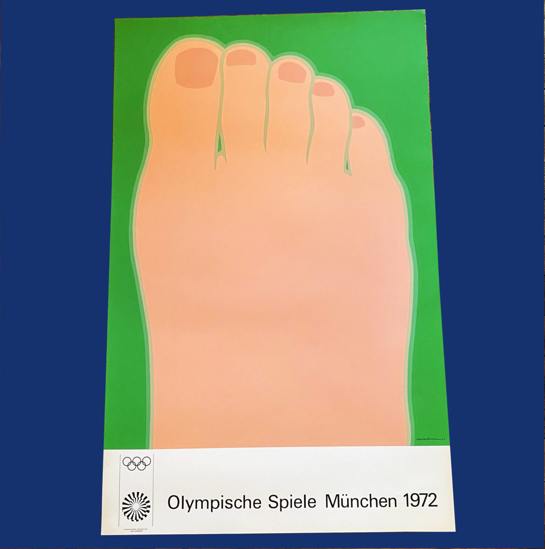 TOM WESSELMANN : LE PIED - SÉRIGRAPHIE ORIGINALE SIGNÉE, Munich 1972