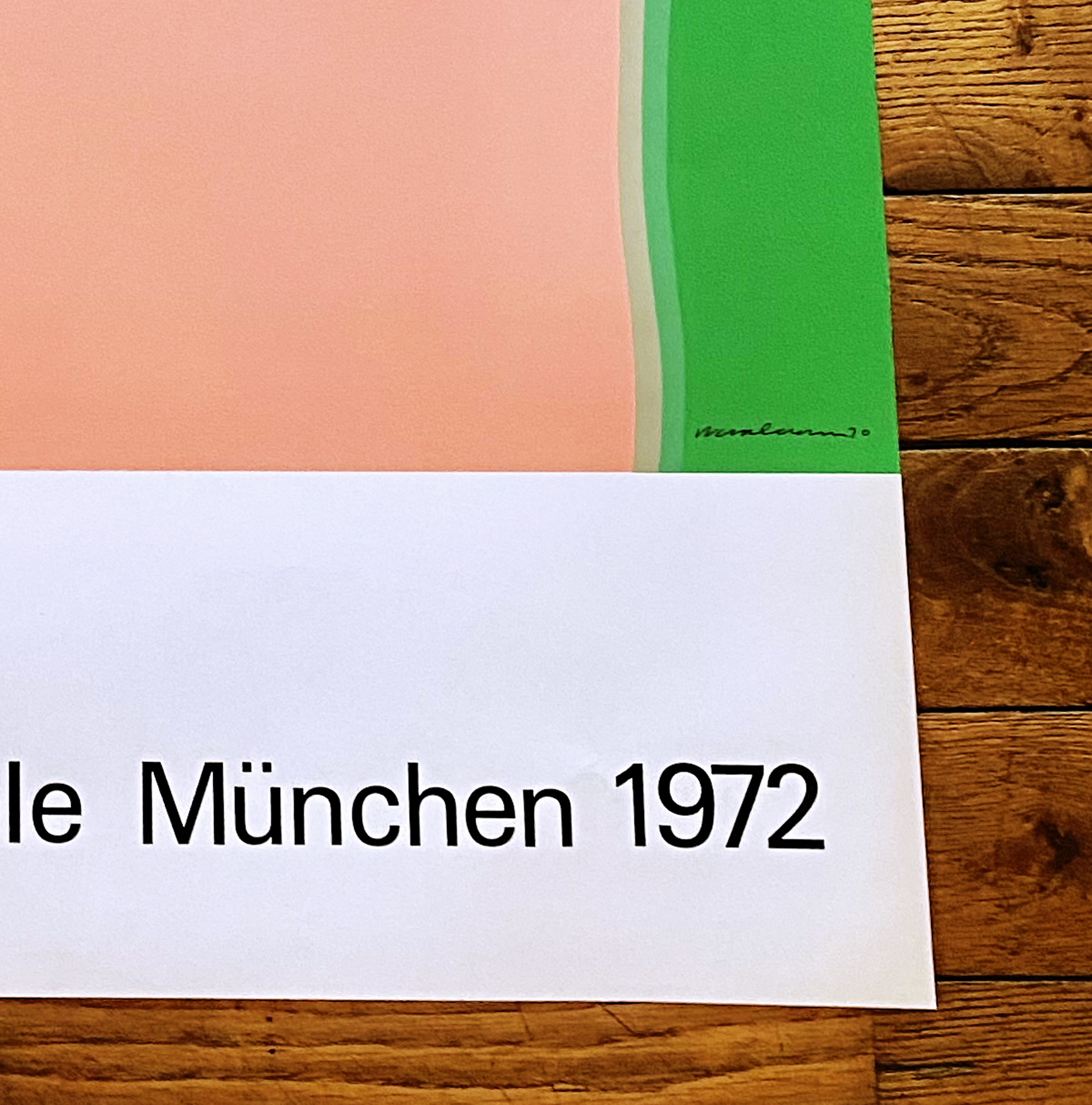 TOM WESSELMANN : LE PIED - SÉRIGRAPHIE ORIGINALE SIGNÉE, Munich 1972