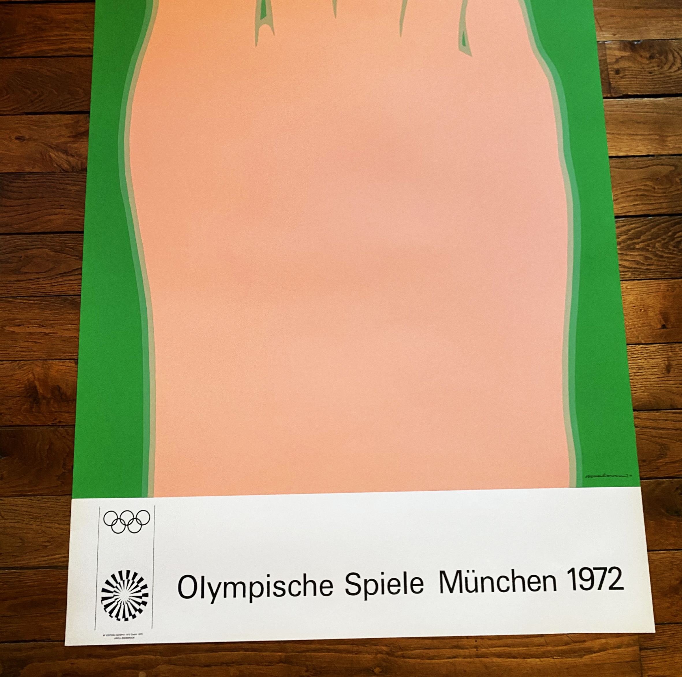 TOM WESSELMANN : LE PIED - SÉRIGRAPHIE ORIGINALE SIGNÉE, Munich 1972