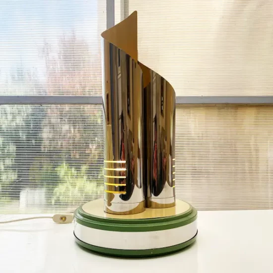 Lampe Space age années 60 chrome