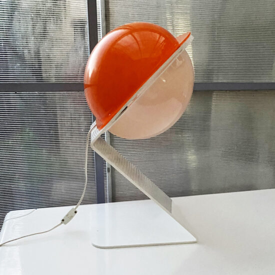 Lampe Harvey Guzzini Space Age Orange