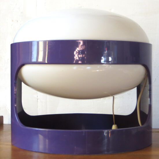 lampe Kd27 violette de Joe Colombo pour Kartell