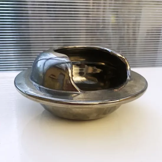 Céramique Raymor Pottery USA argent, chrome Bitossi cendrier