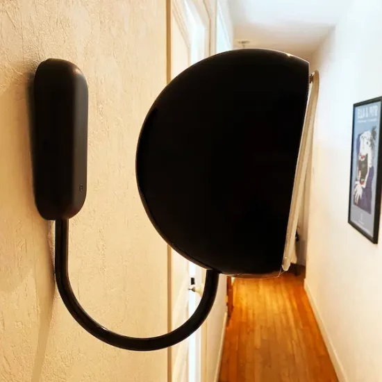 Rare applique Tomo design Toshiyuki Kita pour Luci Italie années 80