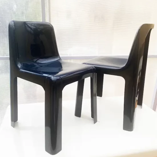 Paire de chaises de Marc Berthier collection Ozoo pour Roches Bobois 1967