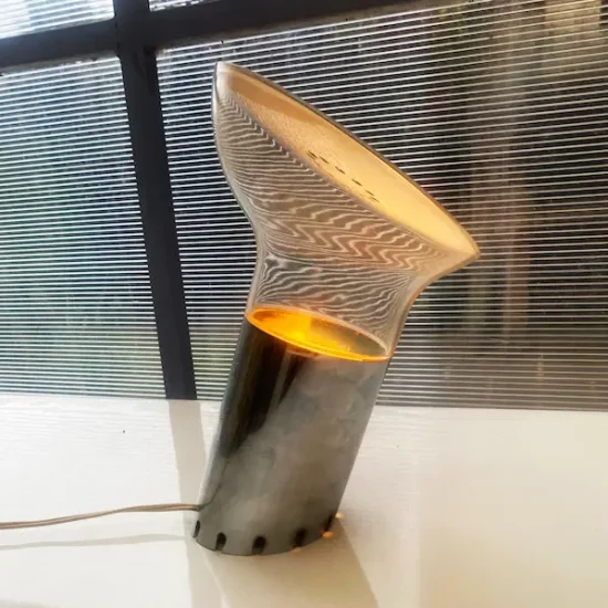 Lampe Nitia de Rodolfo Bonetto pour Design House (Harvey Guzzini) 1972