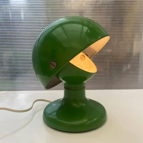 Lampe Jucker de Tobia Scarpa pour Flos verte années 60