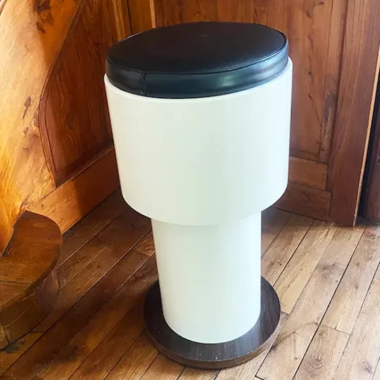 tabouret space age attribué à Joe Colombo, Italie circa 1965-1970